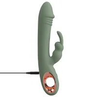 Vibrator You2Toys Slim Rabbit Olive Green photo 10