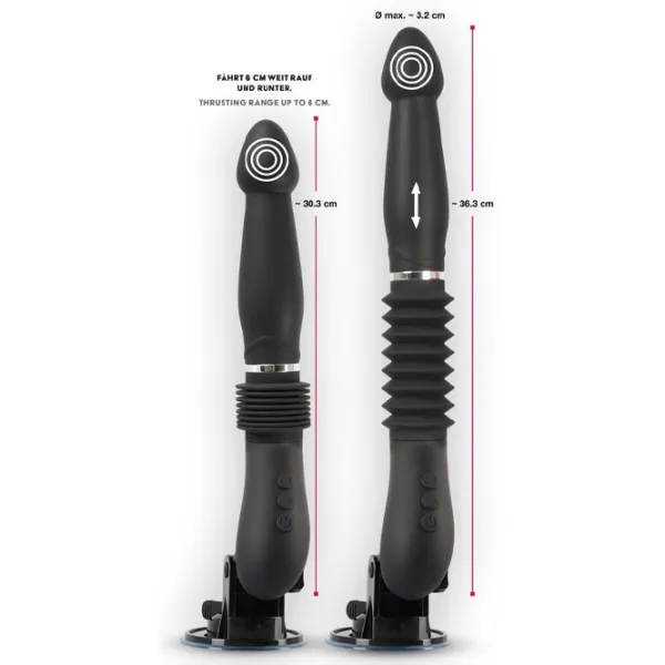 Vibrator You2Toys RC Fucking Machine Black photo 13