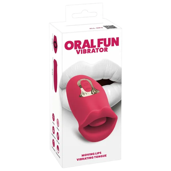 Vibrator You2Toys Oral Fun Red photo 1
