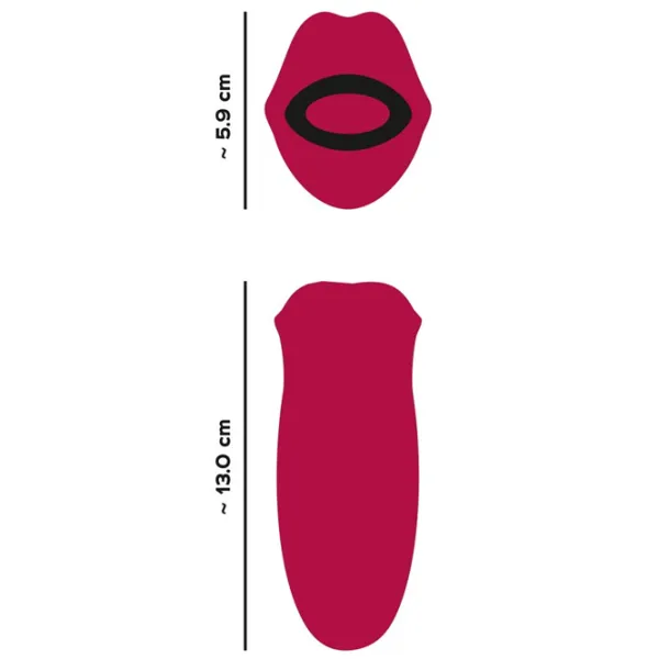 Vibrator You2Toys Oral Fun Red photo 12
