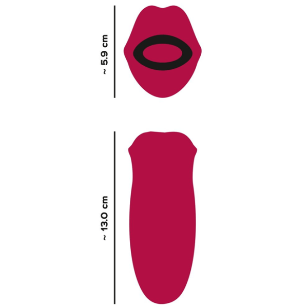 Vibrator You2Toys Oral Fun Red photo 12