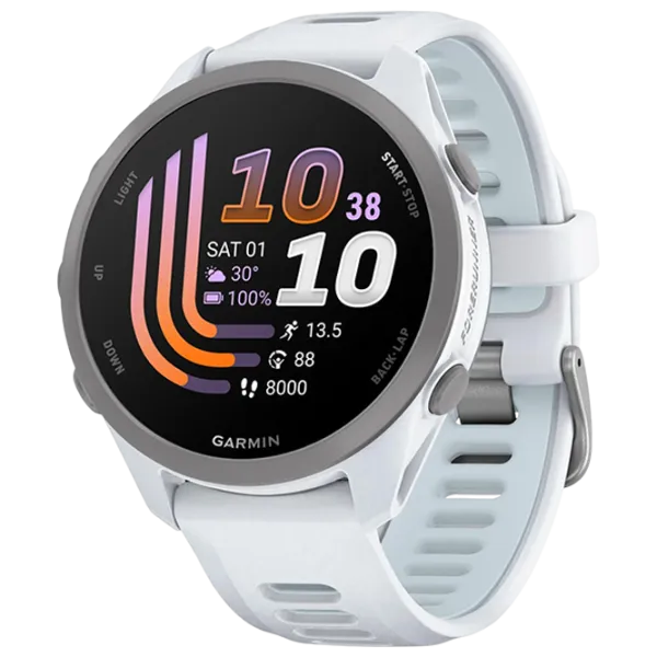Умные часы Garmin Forerunner 170 Music 1.2" / 30.4 мм / Белый Камень - Cloud Blue / 010-03920-11 photo 1