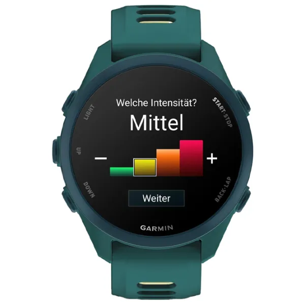 Умные часы Garmin Forerunner 170 Music 1.2" / 30.4 мм / Teal Green - Цитрон / 010-03920-12 photo 4