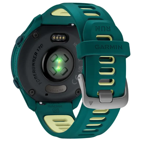 Умные часы Garmin Forerunner 170 Music 1.2" / 30.4 мм / Teal Green - Цитрон / 010-03920-12 photo 6