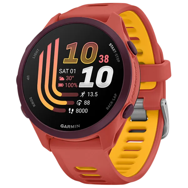 Умные часы Garmin Forerunner 170 Music 1.2" / 30.4 мм / Red Pink - Манго / 010-03920-13 photo 1