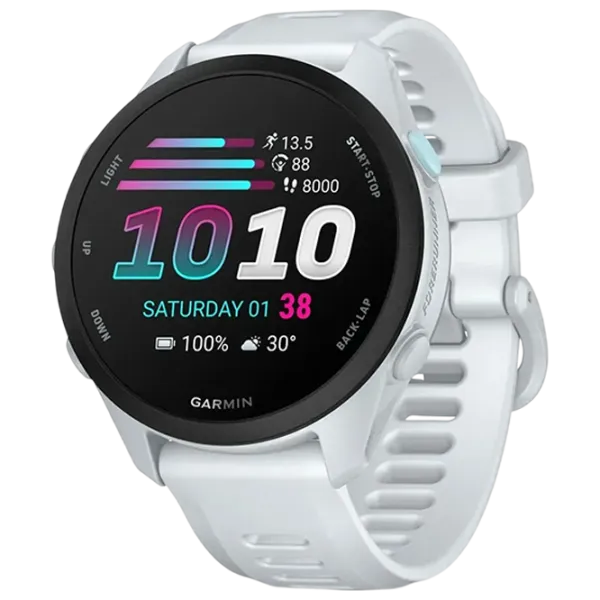 Умные часы Garmin Forerunner 70 1.2" / 42 мм / Белый Камень - Whitestone / 010-04307-01 photo 1