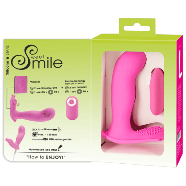 Вибратор Sweet Smile G-spot Panty Vibe Розовый photo 12