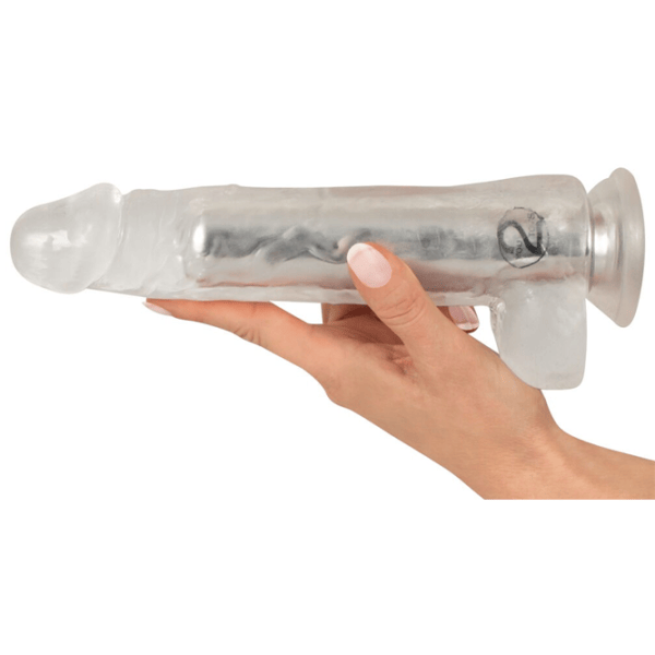 Вибратор Crystal Vibrator with a Suction Cup Прозрачный photo 6