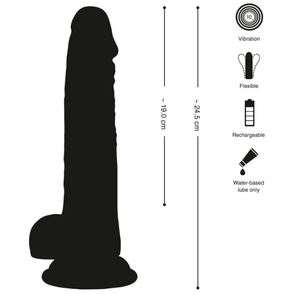 Вибратор Crystal Vibrator with a Suction Cup Прозрачный photo 11