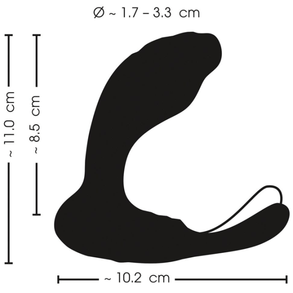 Vibrator Sweet Smile RC G- & P-Spot Black photo 14