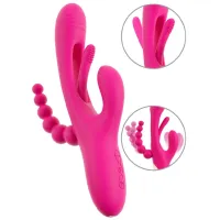 Vibrator Sweet Smile Triple Vibe With Flicking Tongue Pink photo 2