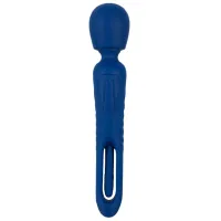 Vibrator Sweet Smile 2in1 Wand with Flicking Tongue Navy photo 3