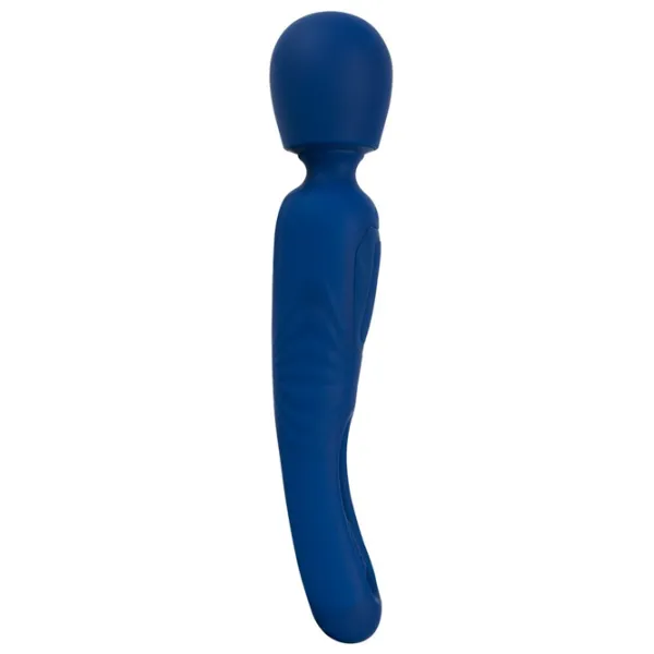 Вибратор Sweet Smile 2in1 Wand with Flicking Tongue Тёмно-синий photo 4