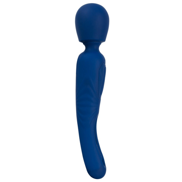 Вибратор Sweet Smile 2in1 Wand with Flicking Tongue Тёмно-синий photo 4