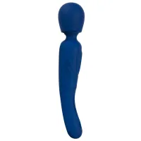 Vibrator Sweet Smile 2in1 Wand with Flicking Tongue Navy photo 4