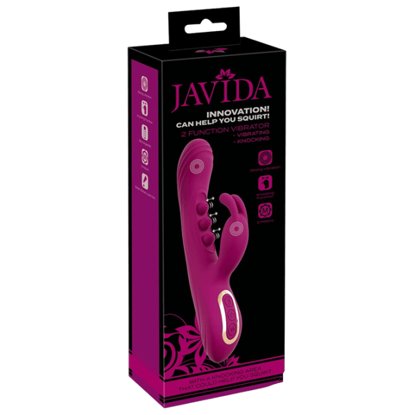 Вибратор JAVIDA 2 Function Vibrator Squirting Пурпурный photo 1