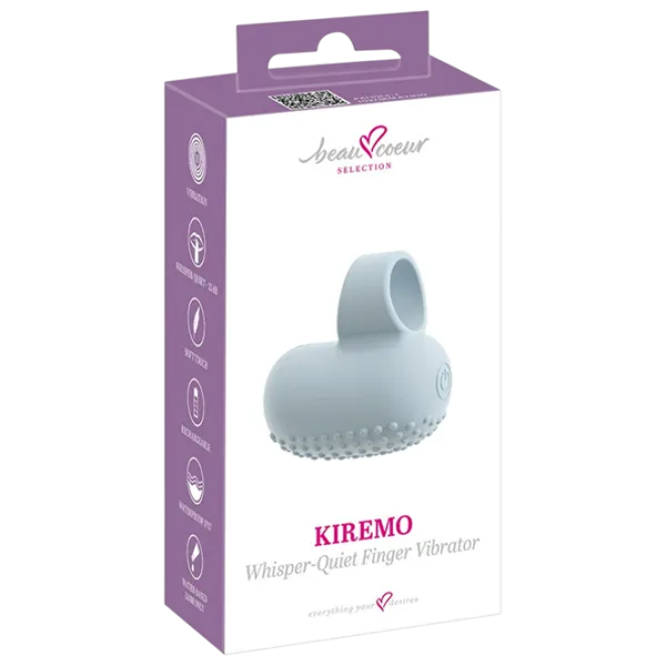Вибратор Beau Coeur KIREMO Finger Синий photo 1