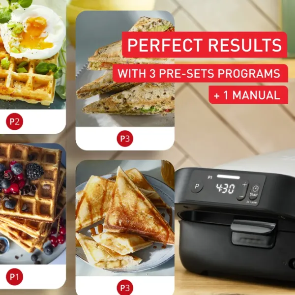 Aparat pentru sandvișuri Tefal SW872BF0 700 W / Black photo 3