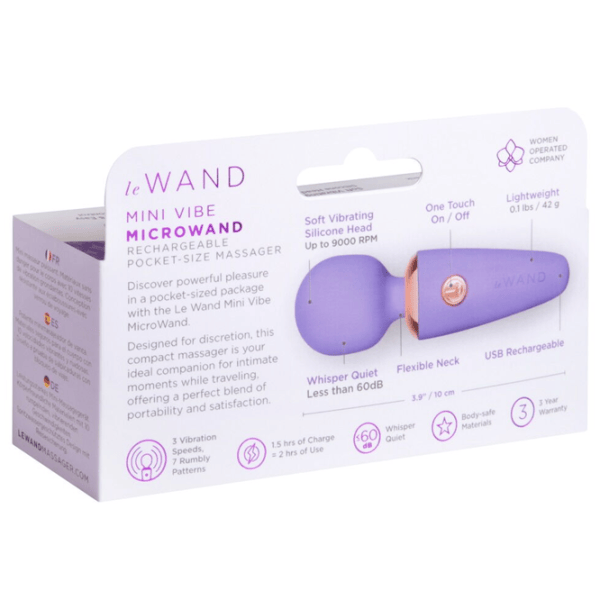 Vibrator le Wand Mini Vibe Microwand Purple photo 7