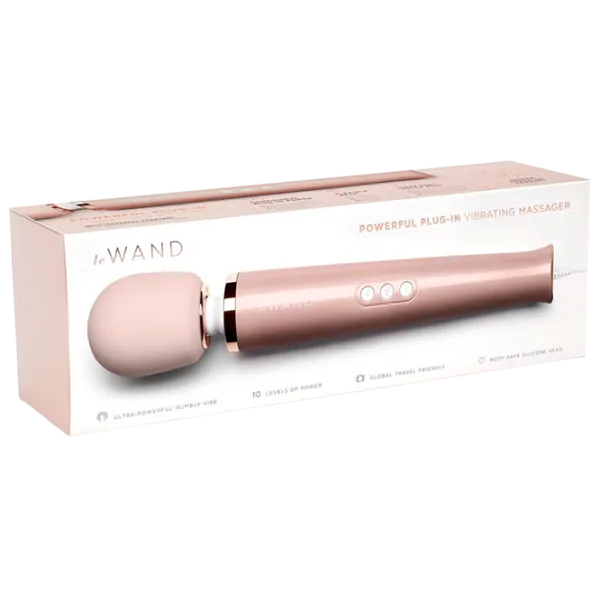 Вибратор le Wand Powerful Plug-In Vibrating Massager Бежевый photo 1