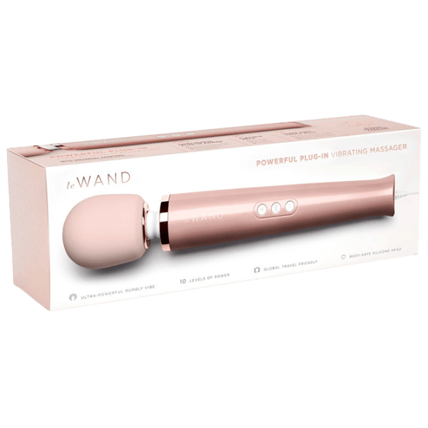 Вибратор le Wand Powerful Plug-In Vibrating Massager Бежевый photo 1
