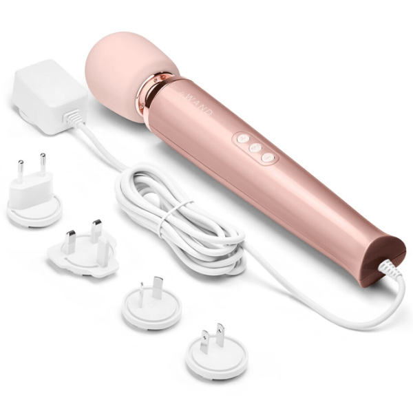 Вибратор le Wand Powerful Plug-In Vibrating Massager Бежевый photo 4