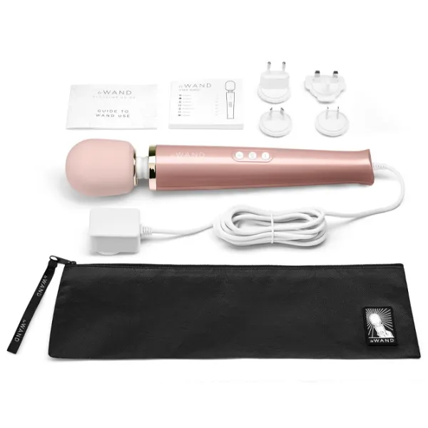 Вибратор le Wand Powerful Plug-In Vibrating Massager Бежевый photo 6