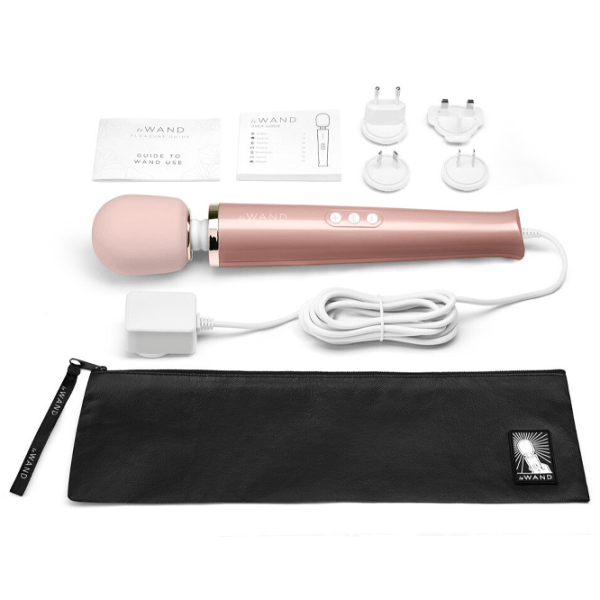Вибратор le Wand Powerful Plug-In Vibrating Massager Бежевый photo 6