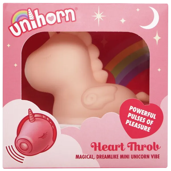 Вибратор Unicorn Heart Throb Бежевый photo 1