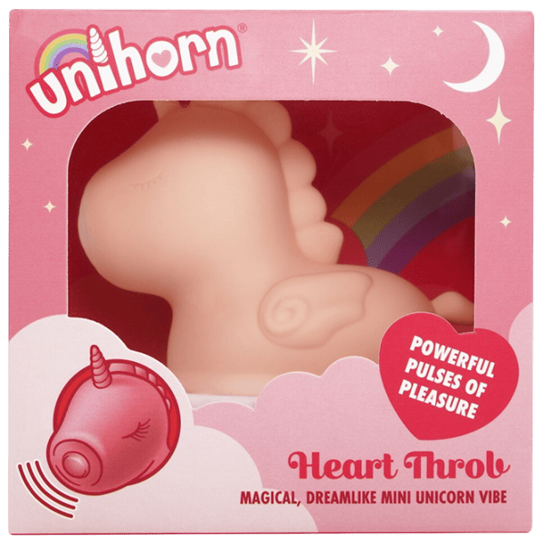 Вибратор Unicorn Heart Throb Бежевый photo 1