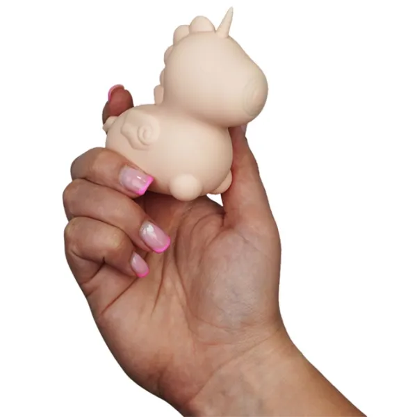 Вибратор Unicorn Heart Throb Бежевый photo 3