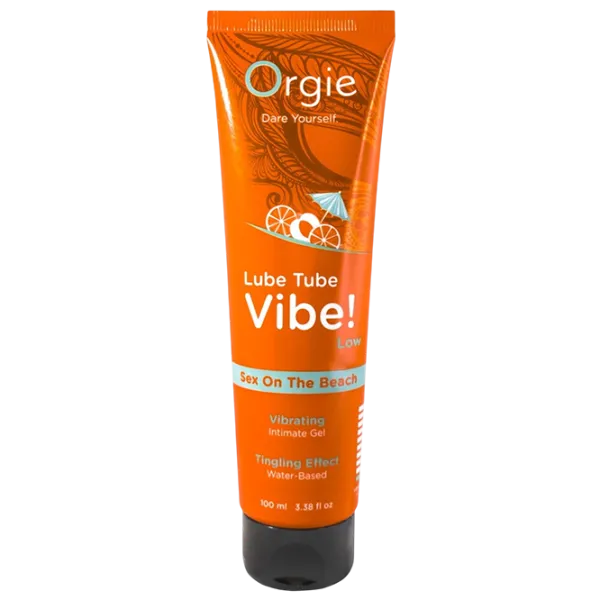 Смазка Orgie Lube Tube Vibe! Sex on the Beach 0.1л/ / Оранжевый photo 1
