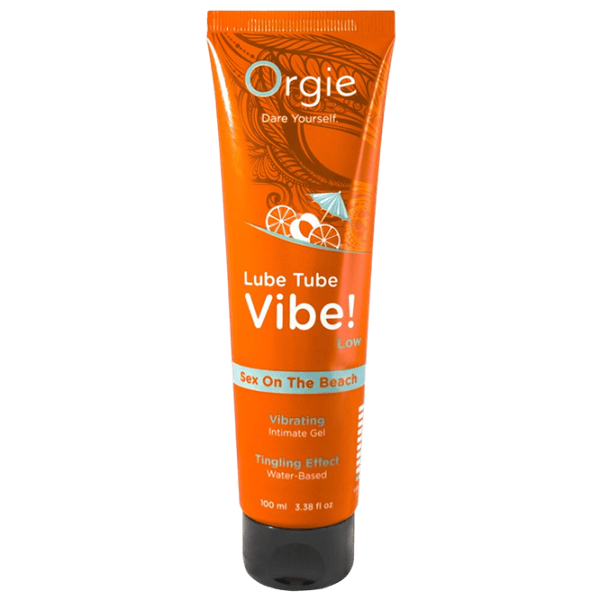 Смазка Orgie Lube Tube Vibe! Sex on the Beach 0.1л/ / Оранжевый photo 1