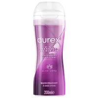 Смазка Durex 2in1 Massage and Gleitgel Aloe Vera 0.2л/ / Фиолетовый