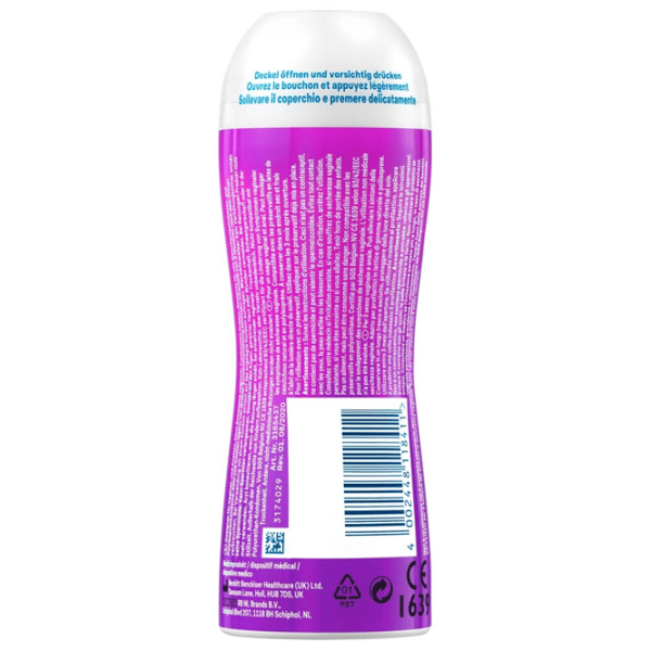 Смазка Durex 2in1 Massage and Gleitgel Aloe Vera 0.2л/ / Фиолетовый photo 2