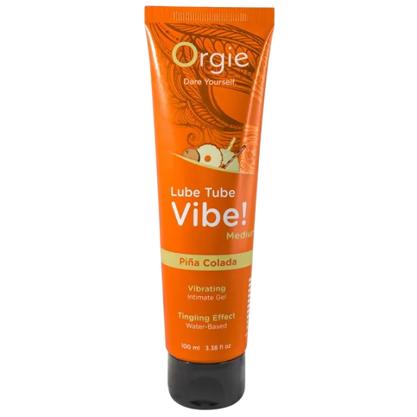Смазка Orgie Lube Tube Vibe! Piña Colada 0.1л/ Piña Colada/ Оранжевый photo 1