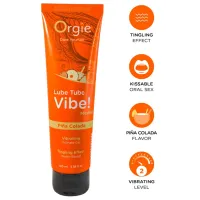 Lubrifiant Orgie Lube Tube Vibe! Piña Colada 0.1l/ Piña Colada/ Orange photo 2
