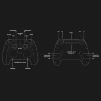 Gamepad Valve Steam Controller Fără fir / 22 buttons / Black photo 6