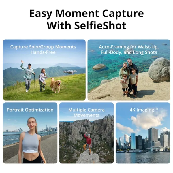 Dronă DJI Neo 2 Motion Fly More Combo Personal / Gray photo 4
