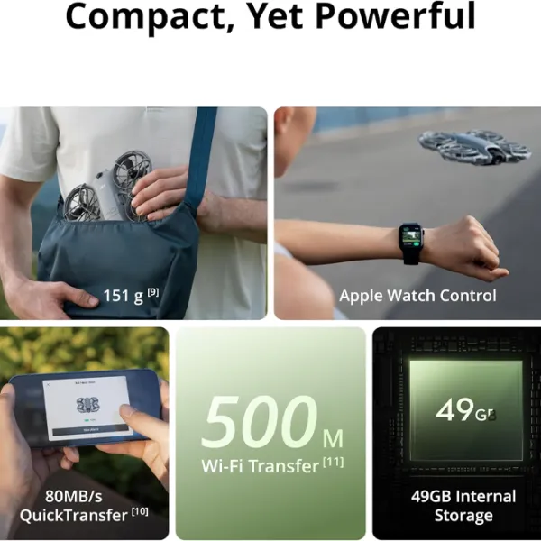 Dronă DJI Neo 2 Motion Fly More Combo Personal / Gray photo 7