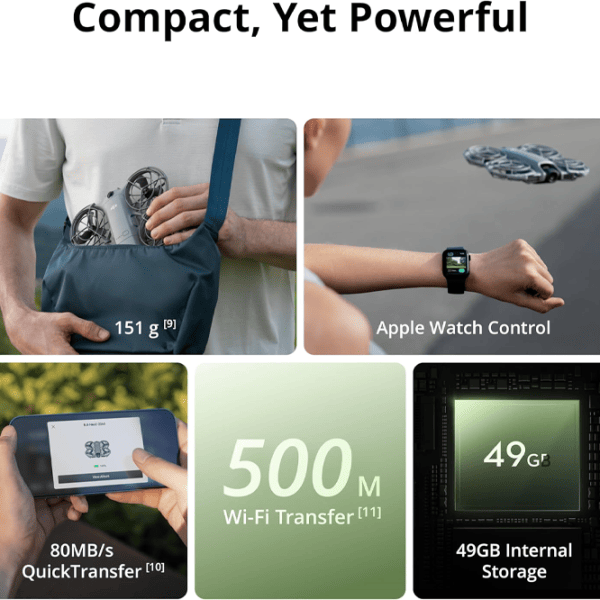Dronă DJI Neo 2 Motion Fly More Combo Personal / Gray photo 7