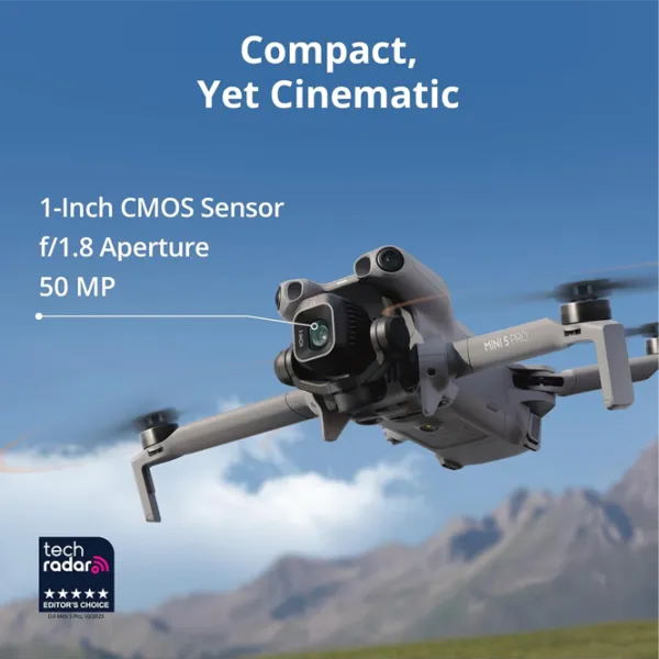 Dronă DJI Mini 5 Pro Fly More Combo (DJI RC N3) Profesional / Gray photo 3