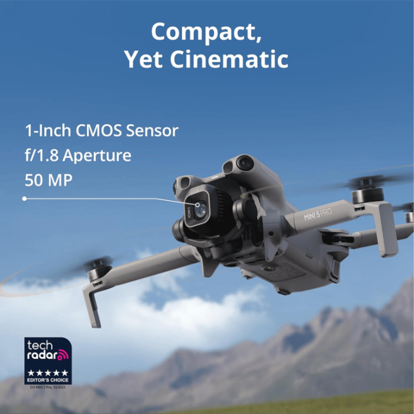 Dronă DJI Mini 5 Pro Fly More Combo (DJI RC N3) Profesional / Gray photo 3