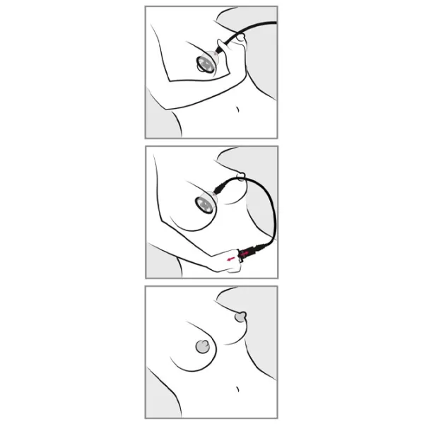 Pompă Bad Kitty Bad Kitty Vibrating Nipple Cups Transparent photo 8
