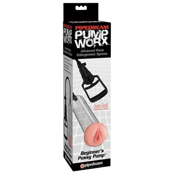 Pompă pentru penis Pipedream Pump Worx Beginner’s Pussy Pump Transparent photo 1