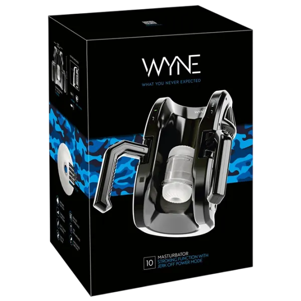 Masturbator WYNE 10 Black photo 1