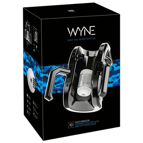 Masturbator WYNE 10 Black photo 1
