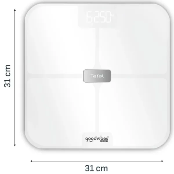 Cântar de podea Tefal BM9740F0 200 kg / White photo 2