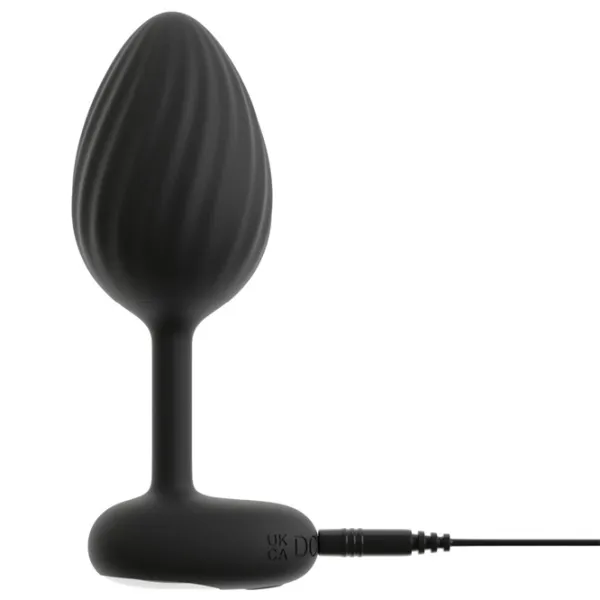 Jucărie anală ANOS RC Butt Plug Set with Vibration Black photo 8