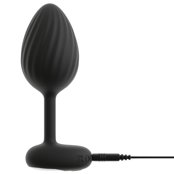 Jucărie anală ANOS RC Butt Plug Set with Vibration Black photo 8